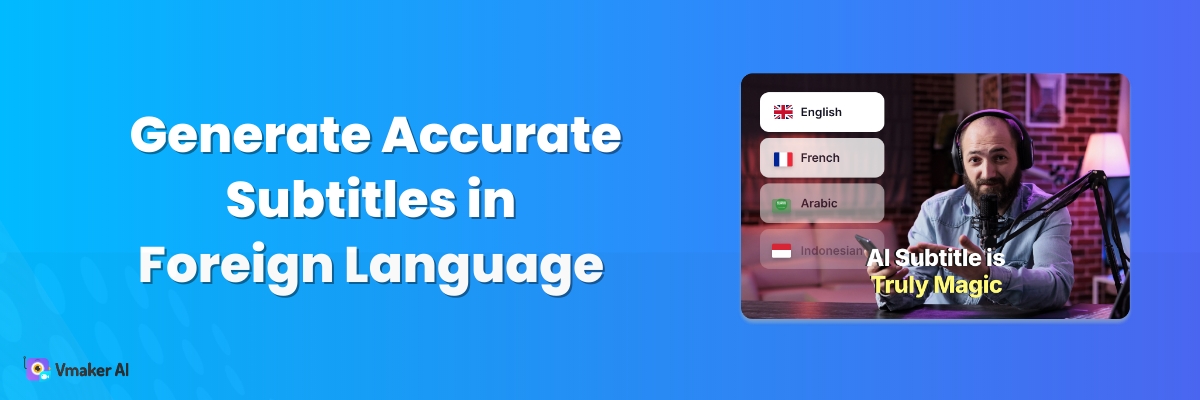 Generate subtitle in Foreign Language