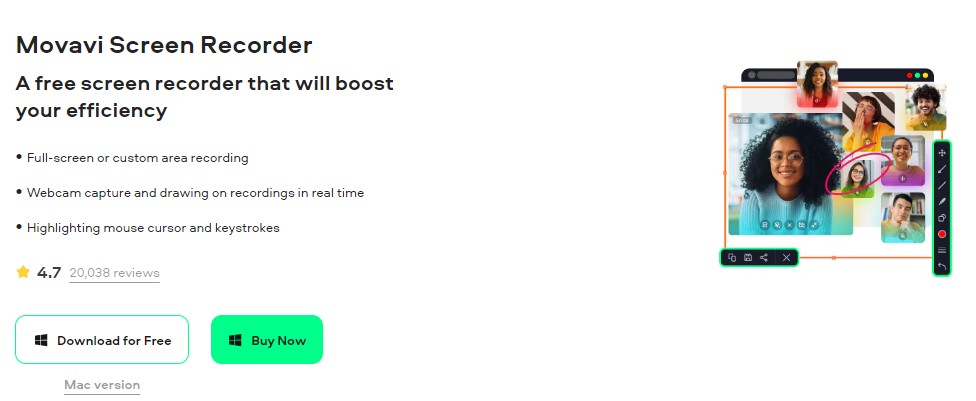 movavi screen recorder