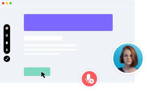 Add your face and voice to your videos